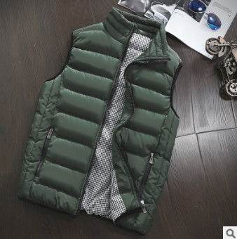 Men's vest fashion slim cotton vest men new men's cotton vest - Mubimart