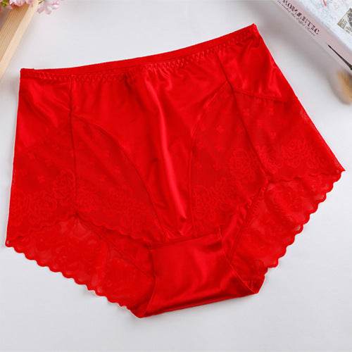 High waist bag hip plus size panties - Mubimart