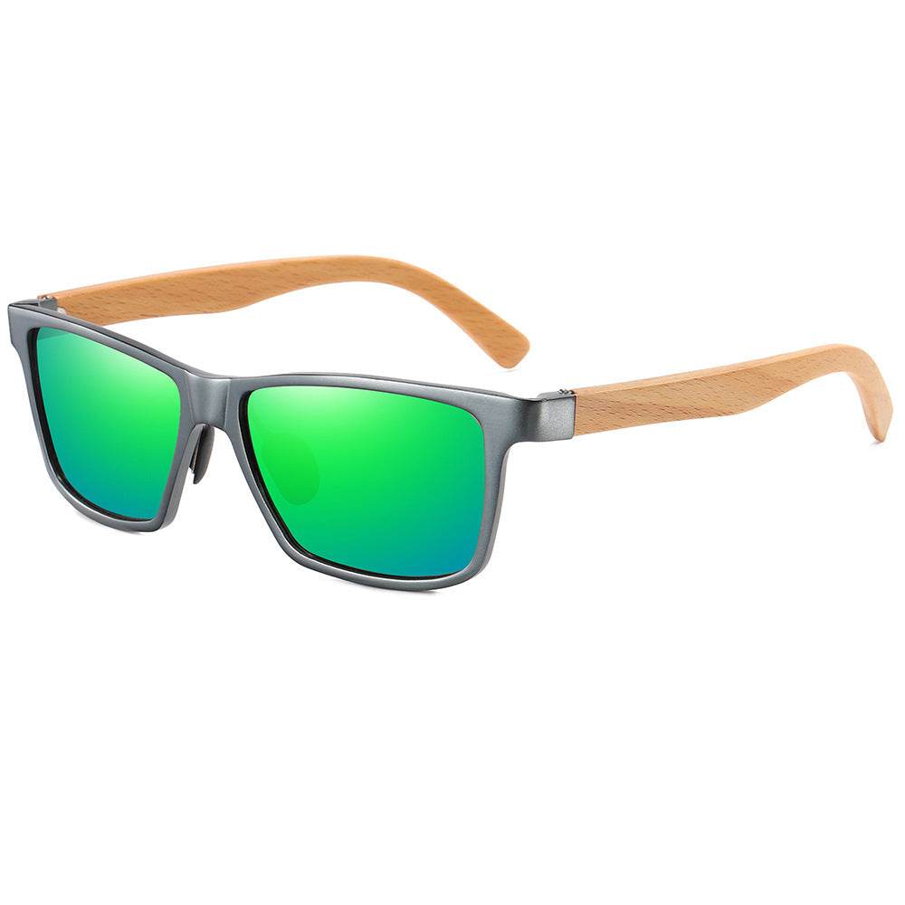 Polarized bamboo sunglasses - Mubimart