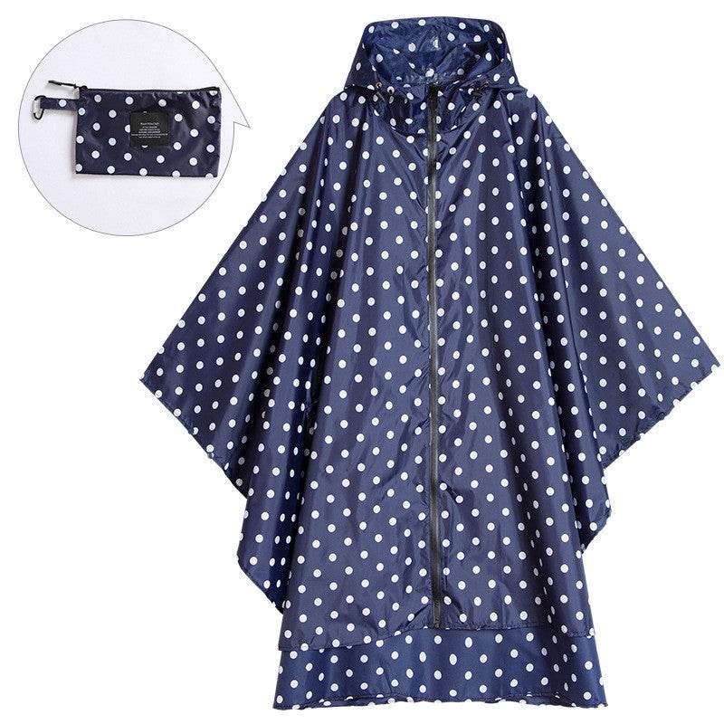 Cape stitched raincoat - Mubimart