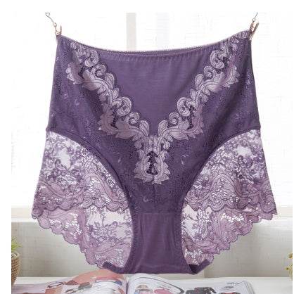 Sexy Lace Tummy Shaping Panties - Mubimart