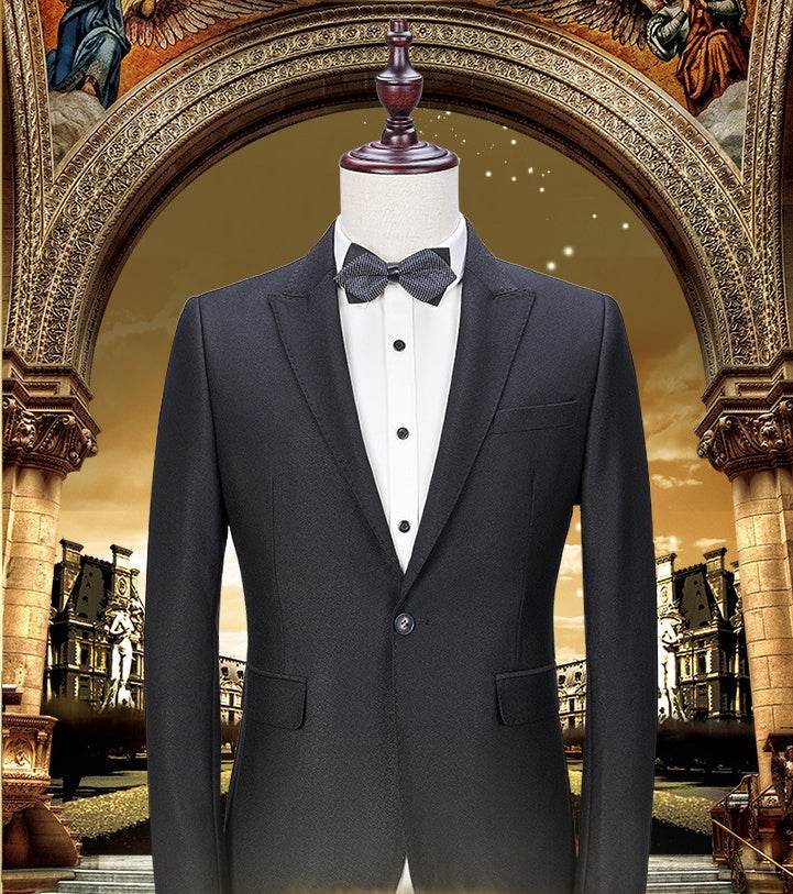 Three-piece suit jacket men - Mubimart