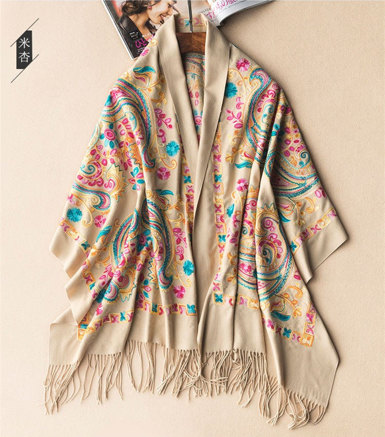 Chinese national style scarf with all kinds of shawls