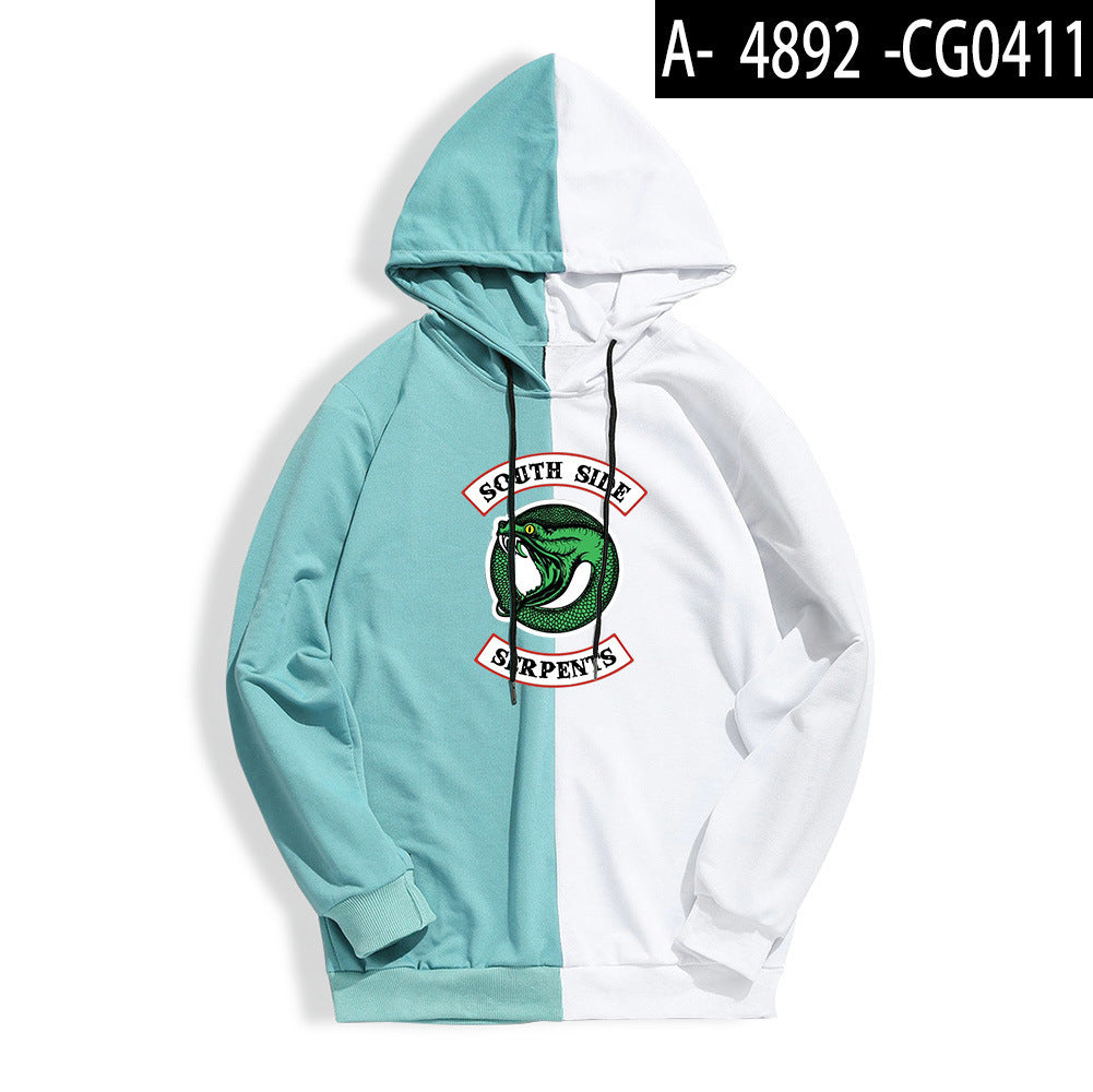 RIVERDALE SPLICE COLOR HOODIES - Mubimart -  