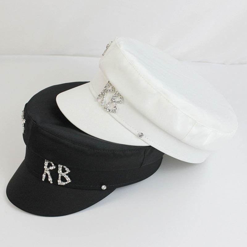 Navy Hat Fashion Outdoor Newspaper Boy Hat Cap - Mubimart