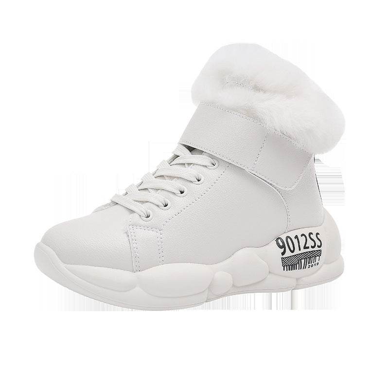 Warm snow boots high boots - Mubimart
