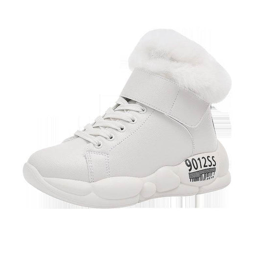 Warm snow boots high boots - Mubimart