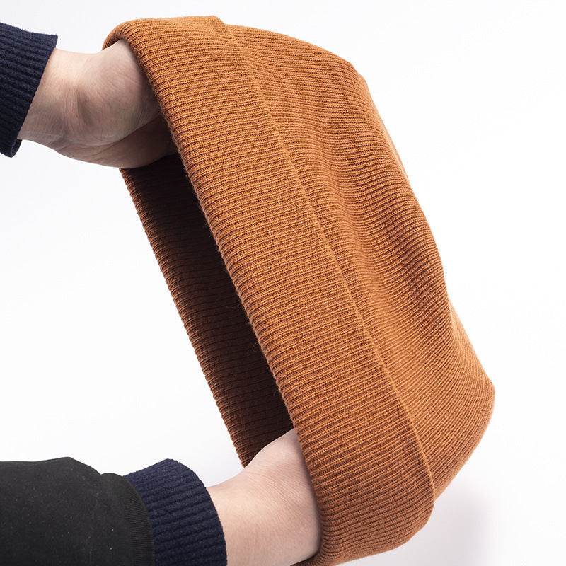 Light Board Knitted Hat Solid Color - Mubimart