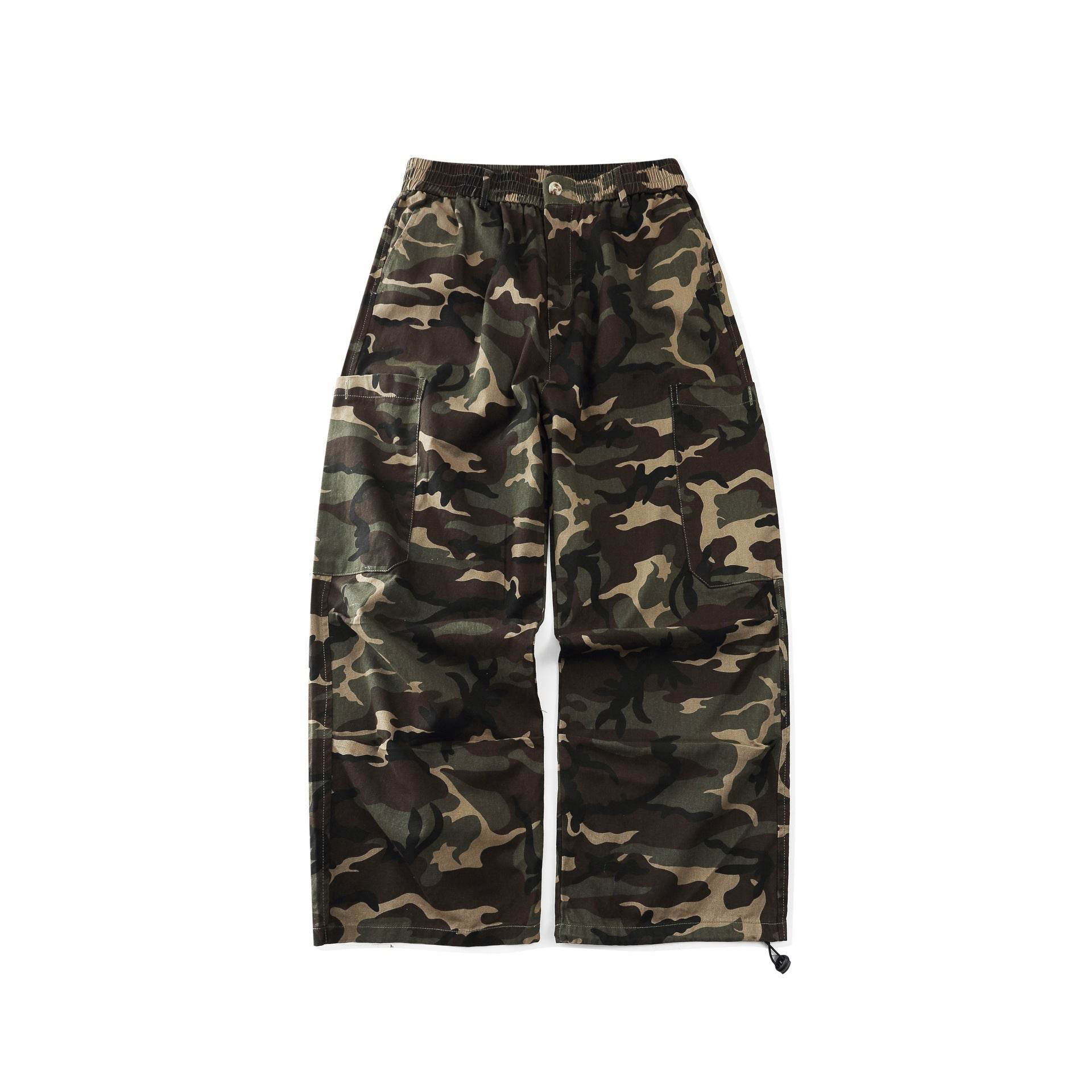 Camouflage Cargo Pants Adjustable Leg Shaping Outdoor - Mubimart