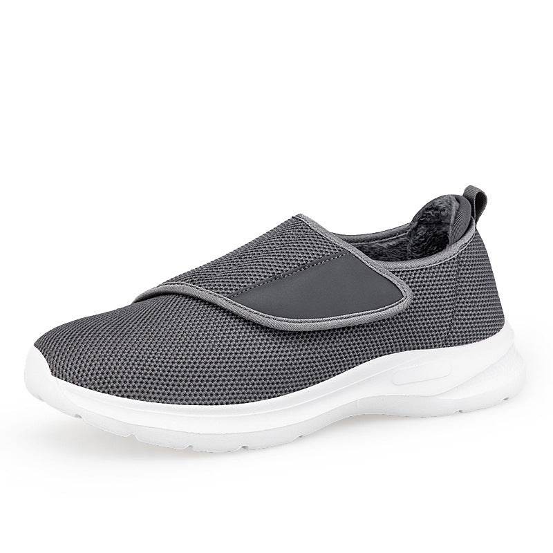 Winter Fleece-lined Casual Sneaker Men And Women Insulated Cotton-padded Shoes - Mubimart