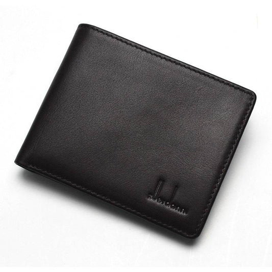 Men's Cowhide Business Driver's License Wallet - Mubimart