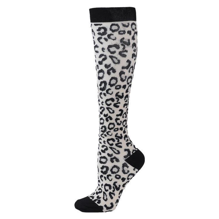 Sports Compression Socks Pattern Stretch Stockings - Mubimart -  