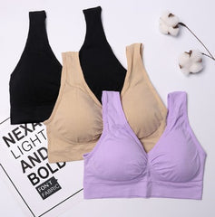 3pcs Set Seamless Push Up Bra - Mubimart -  