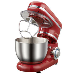 1200W 4L Stainless Steel Bowl 6-speed Kitchen Food Stand Mixer Cream Egg Whisk Blender Cake Dough Bread Mixer Maker Machine - Mubimart - Stand mixers 