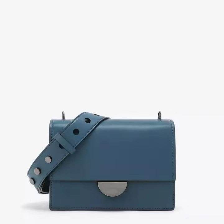 Shoulder strap women bag small square bag small semicircle - Mubimart