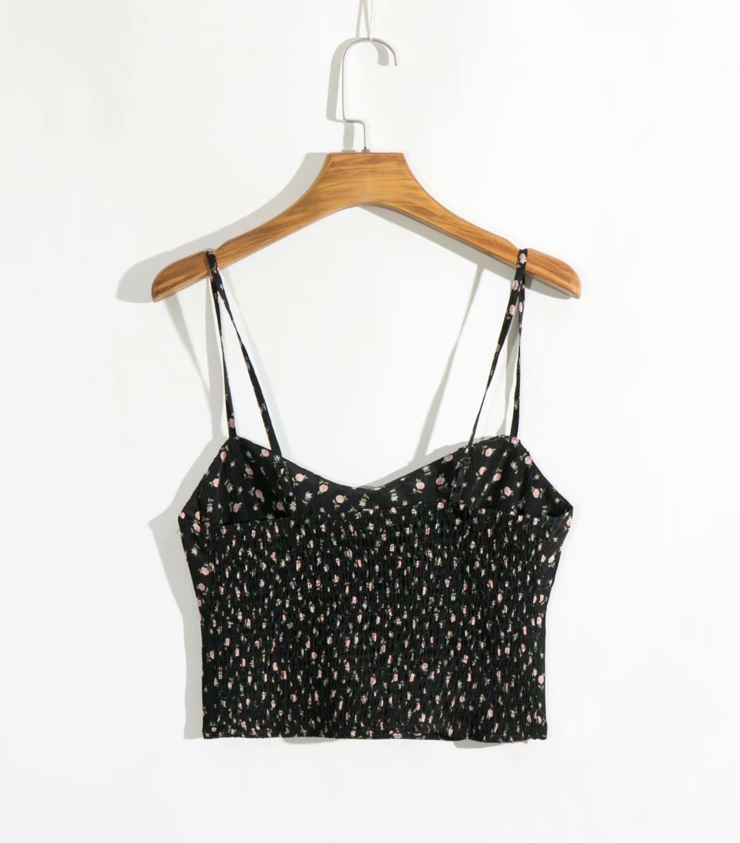 Niche retro short camisole top - Mubimart -  