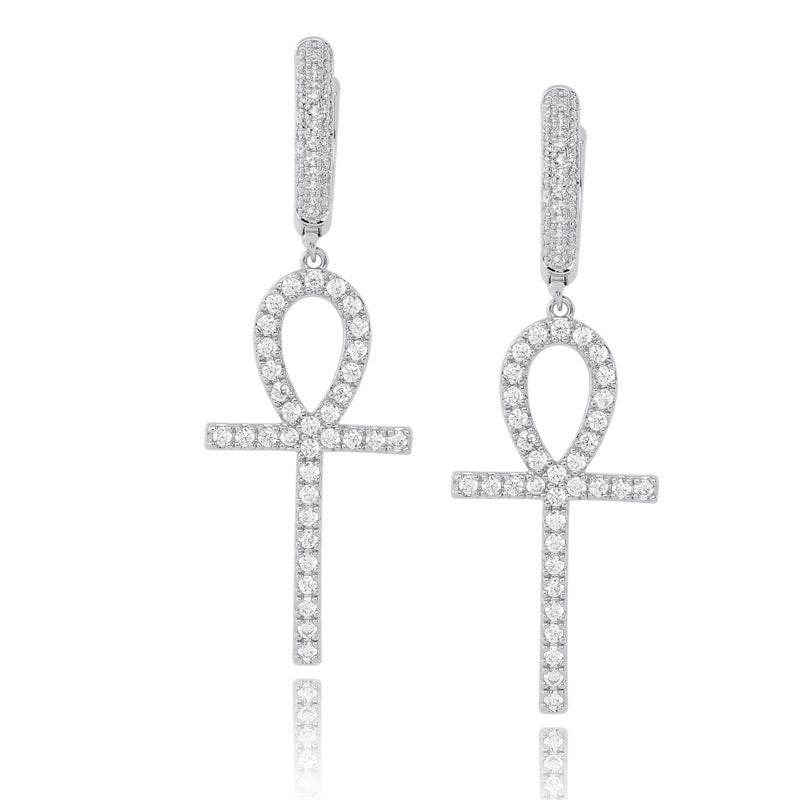 Hip hop hinge ring earrings for men and women - Mubimart
