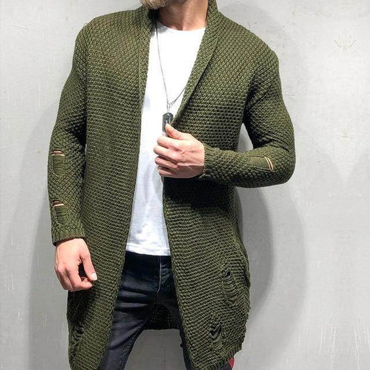 Men's knitted cardigan - Mubimart