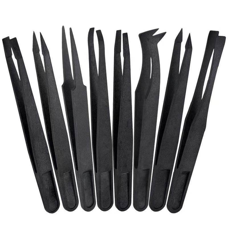 Fashion Anti-static Plastic ABS Tweezers Tool - Mubimart