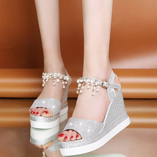 Wedge Roman Sandals Platform Sandals - Mubimart