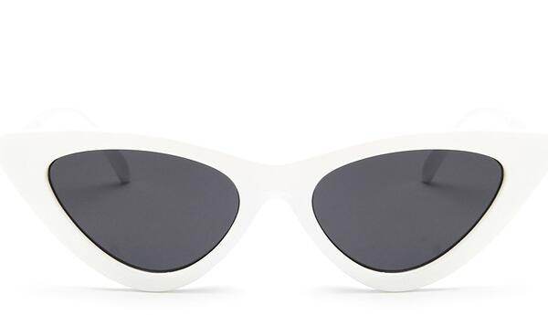 Korean version of the retro retro Harajuku cat eye sunglasses female triangle hip hop European and American net red sunglasses female ins glasses - Mubimart