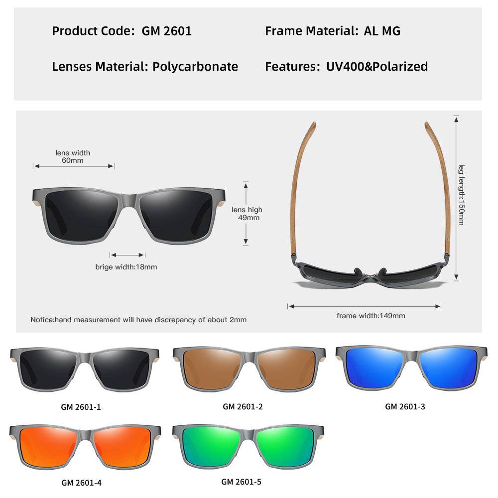 Polarized bamboo sunglasses - Mubimart