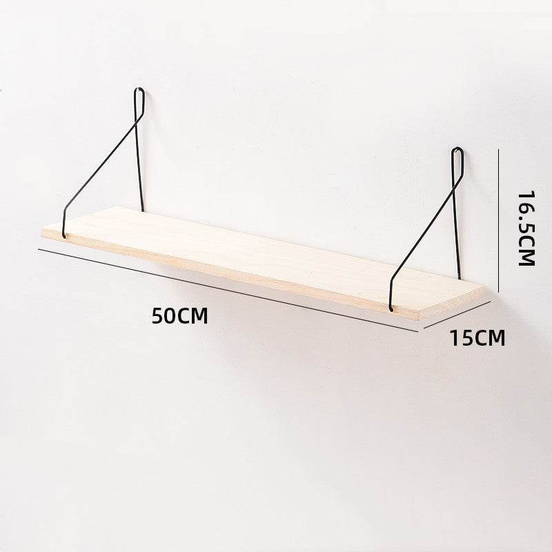 Wooden wall shelf - Mubimart