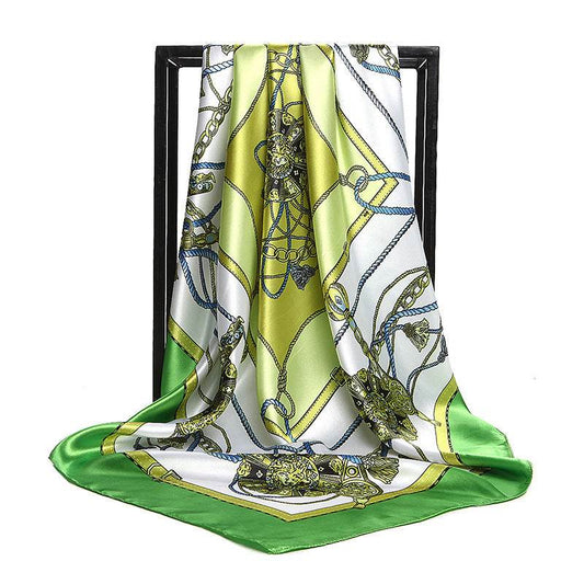 Women's chain bag scarf scarves - Mubimart