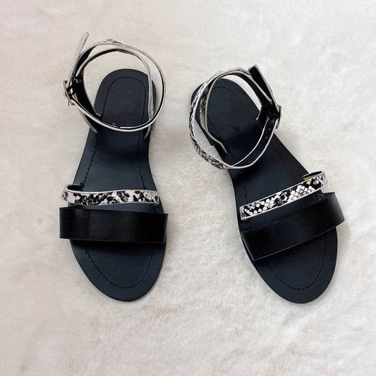 Beach flat sandals - Mubimart