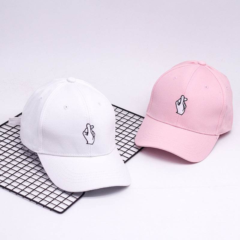 Curved brim hat baseball cap duck tongue hat - Mubimart
