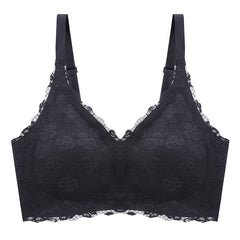 Non-Marking Beautiful Back Sports Plus Breast Plus Size Bra - Mubimart -  