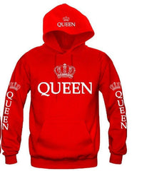 Blue King & Queen Hoodies