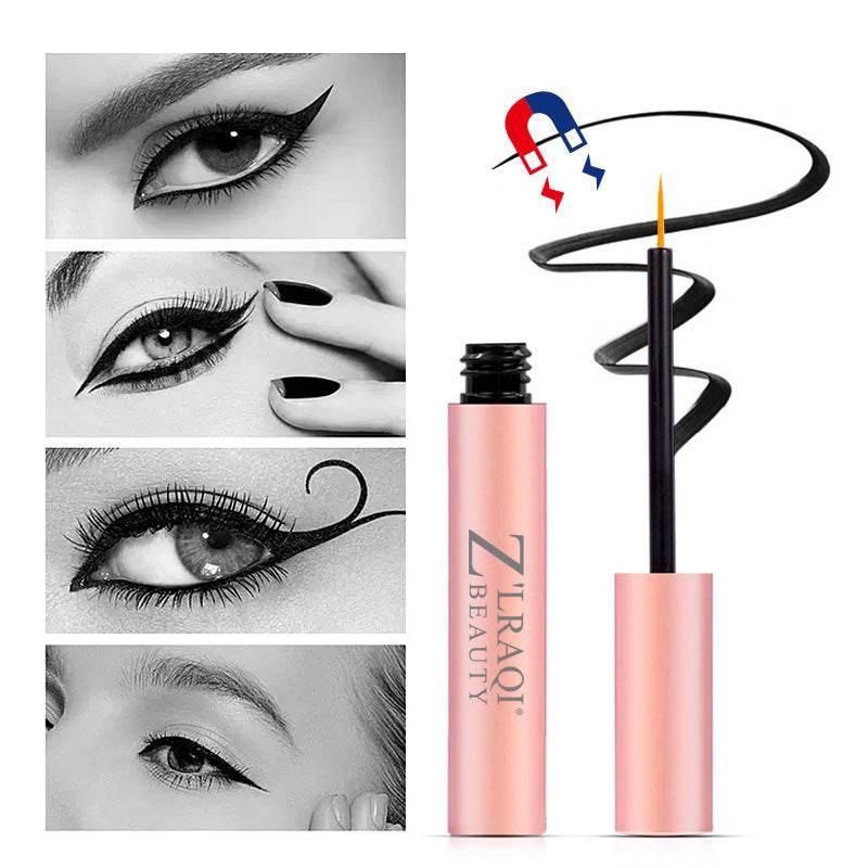 Beauty Magnetic Eyeliner Round Tube Liquid Eyeliner - Mubimart
