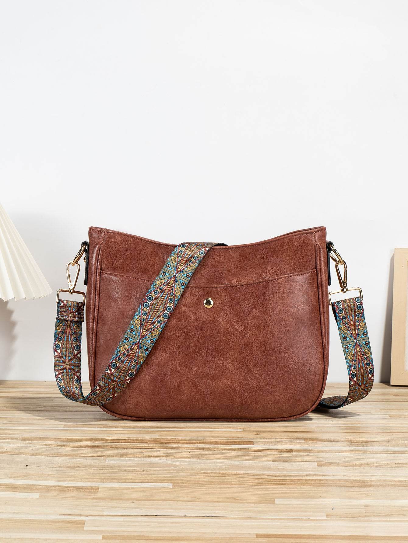 Crossbody Shoulder Bag Simple Fashion Women - Mubimart