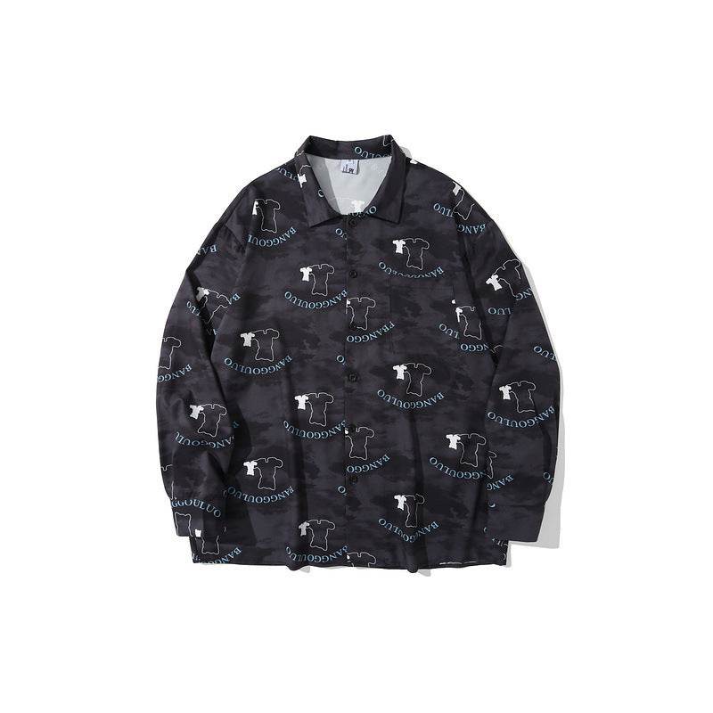 Long-sleeved Shirt Couple Autumn And Winter Shirt Jacket - Mubimart