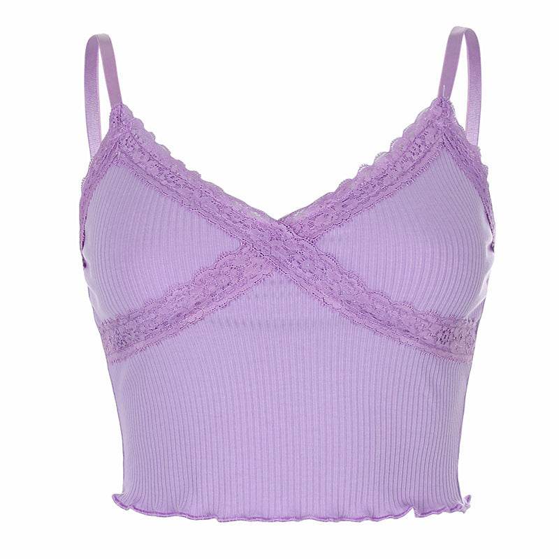 Stitching camisole - Mubimart