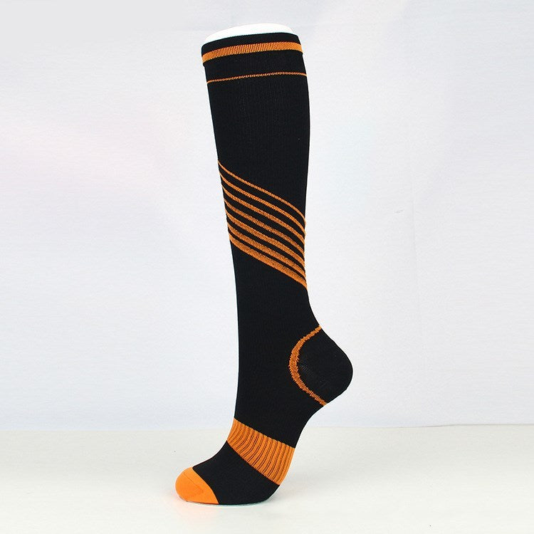 Long tube twill compression socks - Mubimart -  