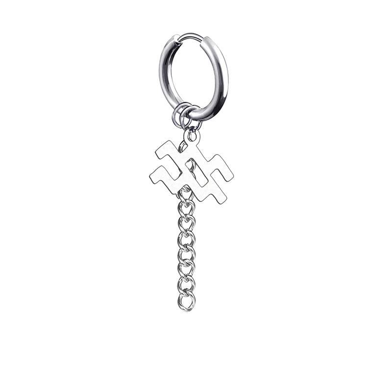 12 constellation earrings for men - Mubimart