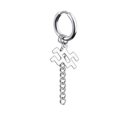 12 constellation earrings for men - Mubimart