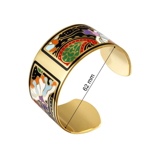Bangle enamel bracelet - Mubimart