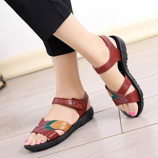 Elderly flat sandals - Mubimart
