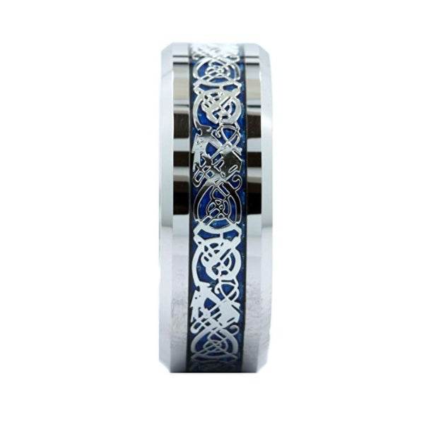 Silver Tungsten Celtic Ring - Mubimart