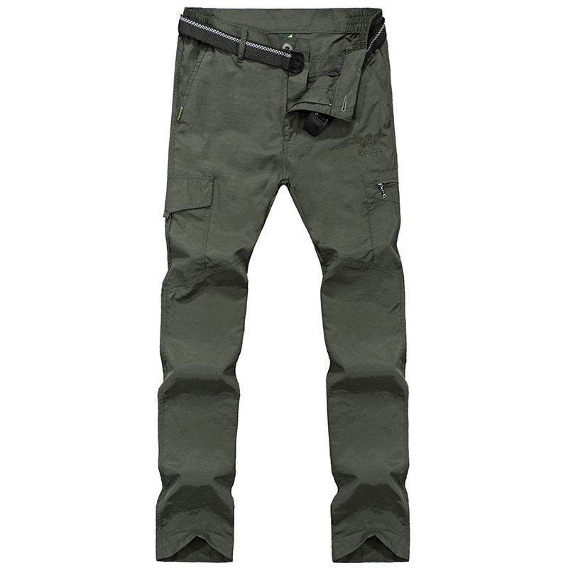 Loose Plus Size Cargo Long Pants Multi-Pocket Pants - Mubimart