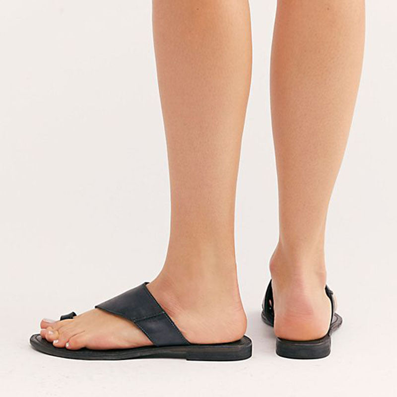 Cutout slip-on slipper - Mubimart -  