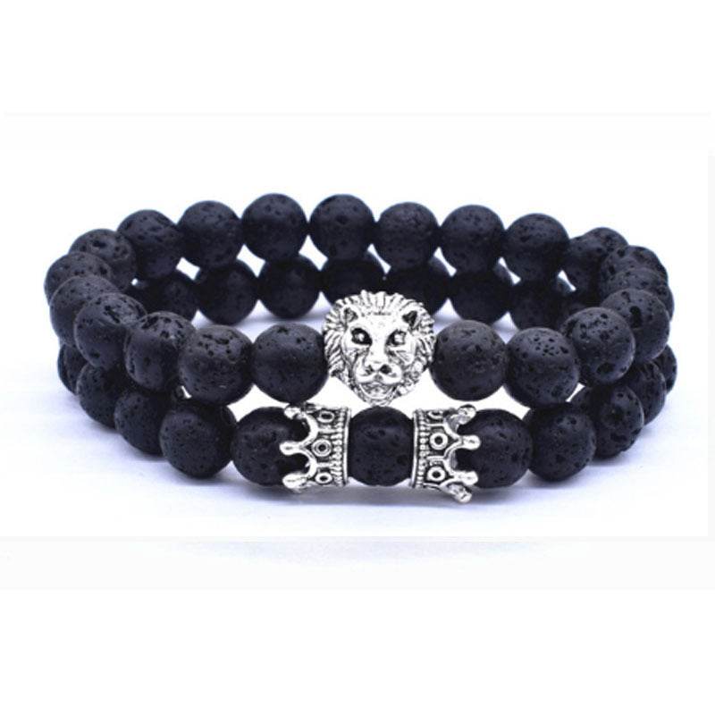 Crown charm bracelet - Mubimart