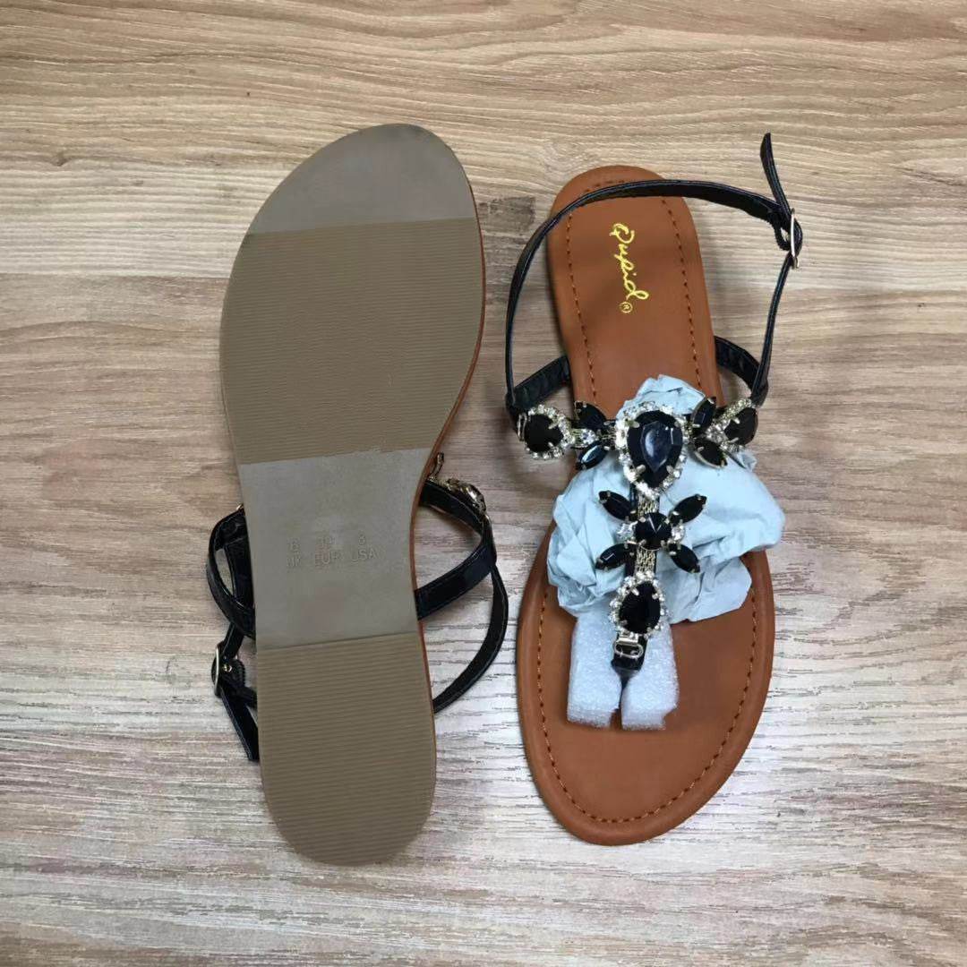 Bohemian flip-flops - Mubimart