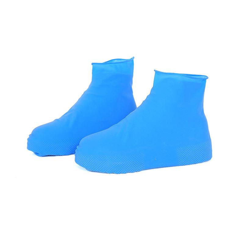 Men and women hiking slip wearable easy to carry silicone rain boots - Mubimart