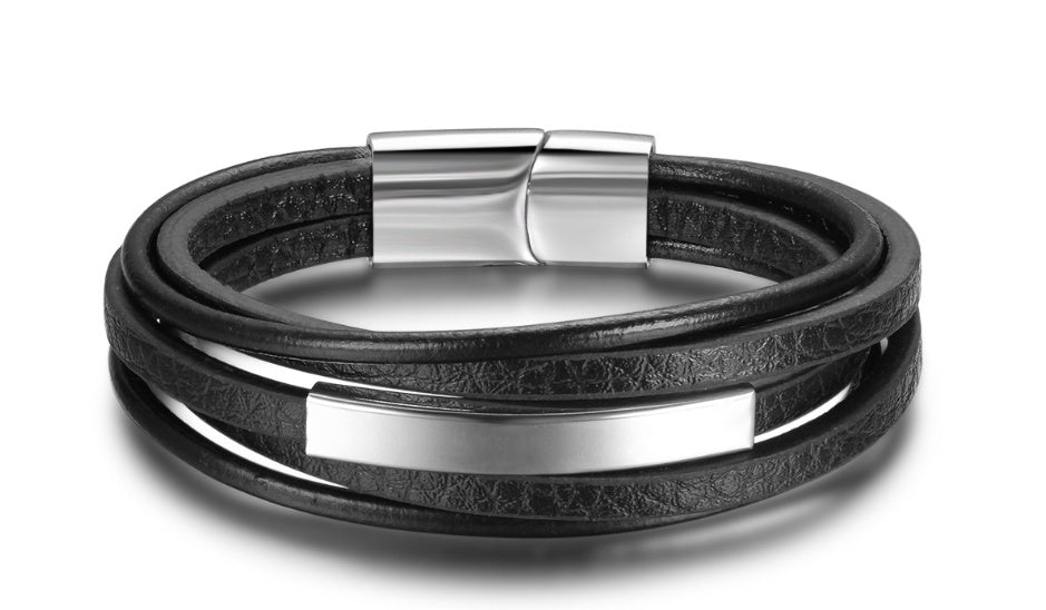 Echte Lederarmbänder für Männer