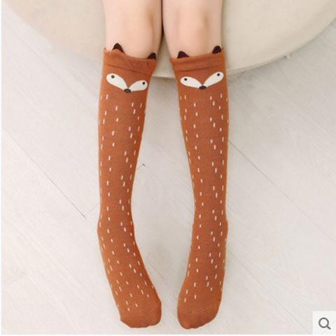 Girls cartoon over the knee socks - Mubimart -  