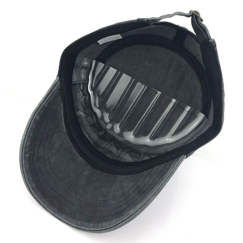 Flat cap male military cap hat - Mubimart